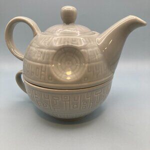 Star Wars Death Star  Ceramic Nested Tea Pot and Cup  Underground-Toys Stacking